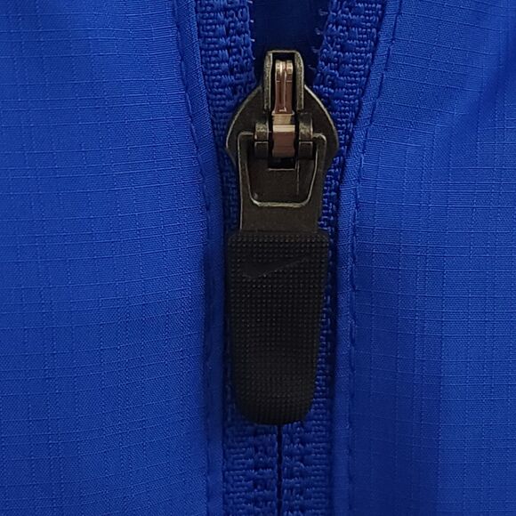 Vintage Nike Windbreaker Jacket Mens XL Blue White Swoosh Vented Sportswear - Picture 8 of 16